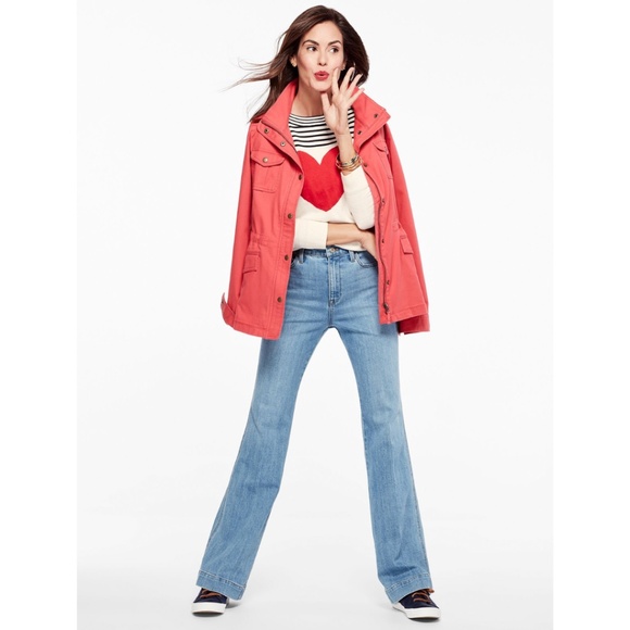 Talbots Twill Safari Jacket PM - Picture 1 of 4